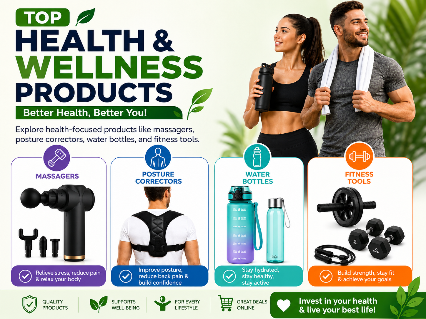 Top Health & Wellness Products for Better Living